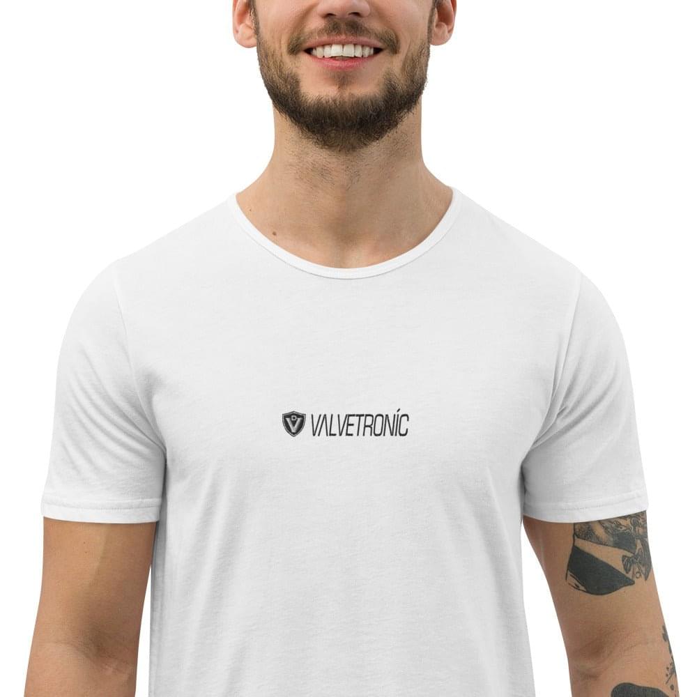 Men's Curved Hem T-Shirt Large special ops logo ( light base colors).