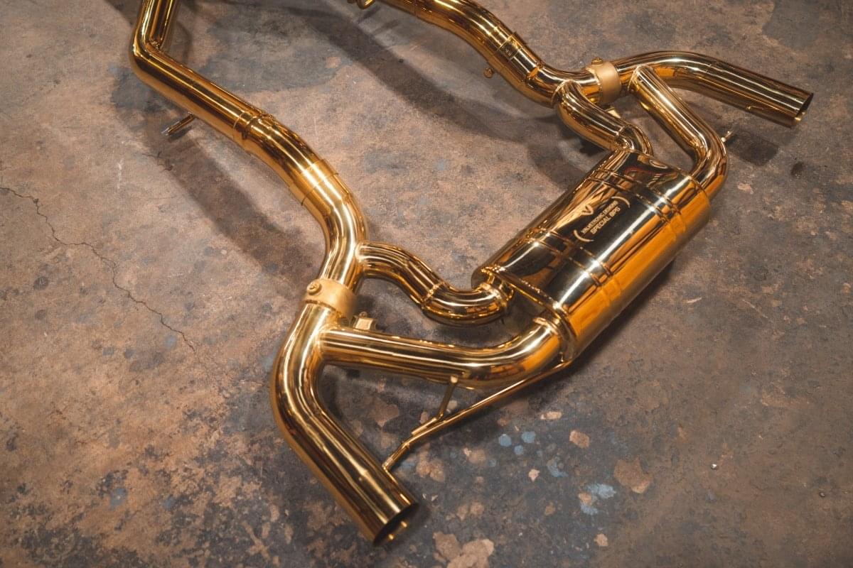 Mercedes AMG GT Valved Sport Exhaust system.