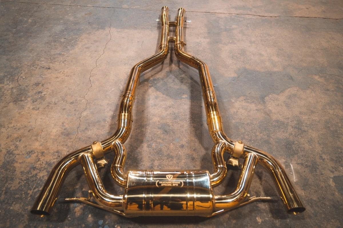 Mercedes AMG GT Valved Sport Exhaust system.