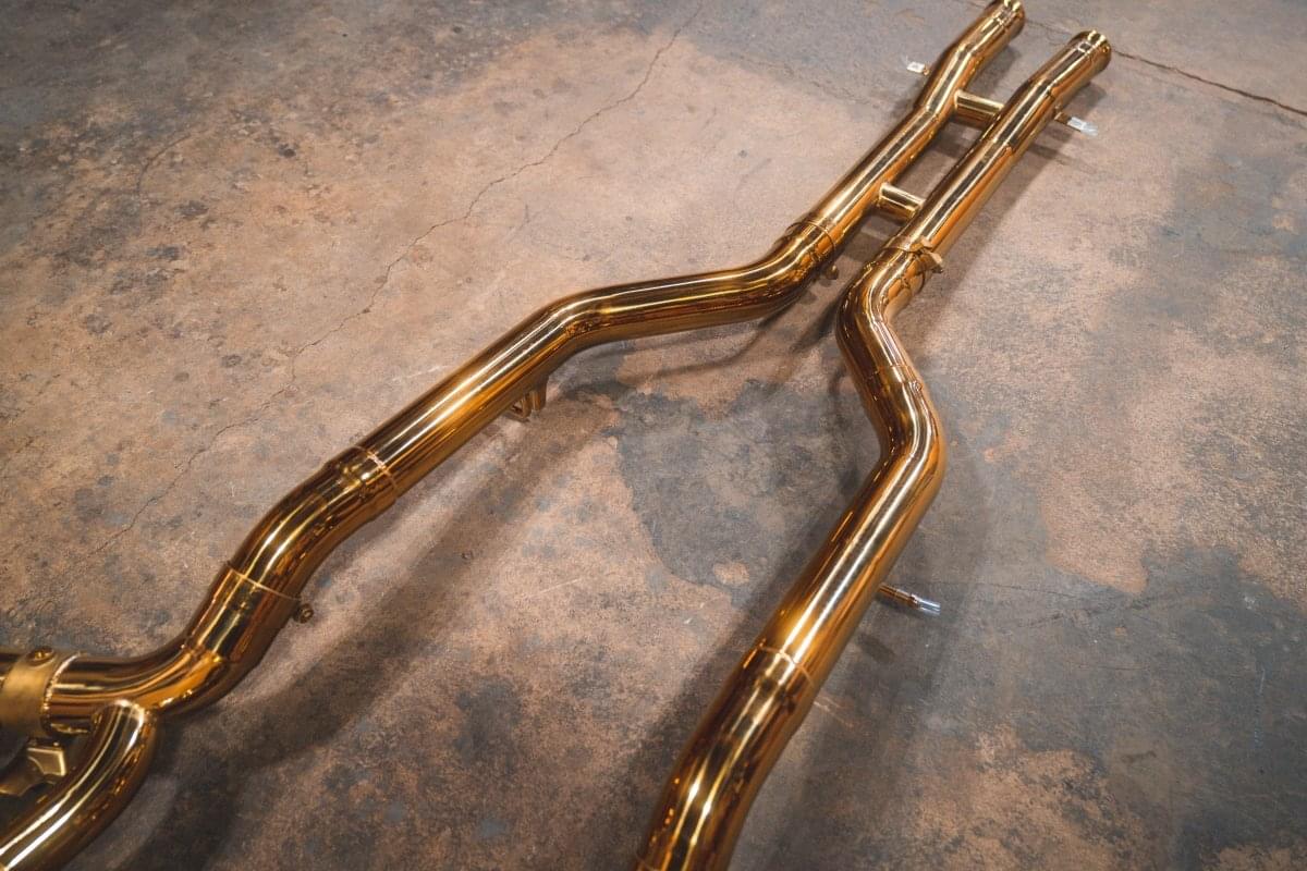 Mercedes AMG GT Valved Sport Exhaust system.