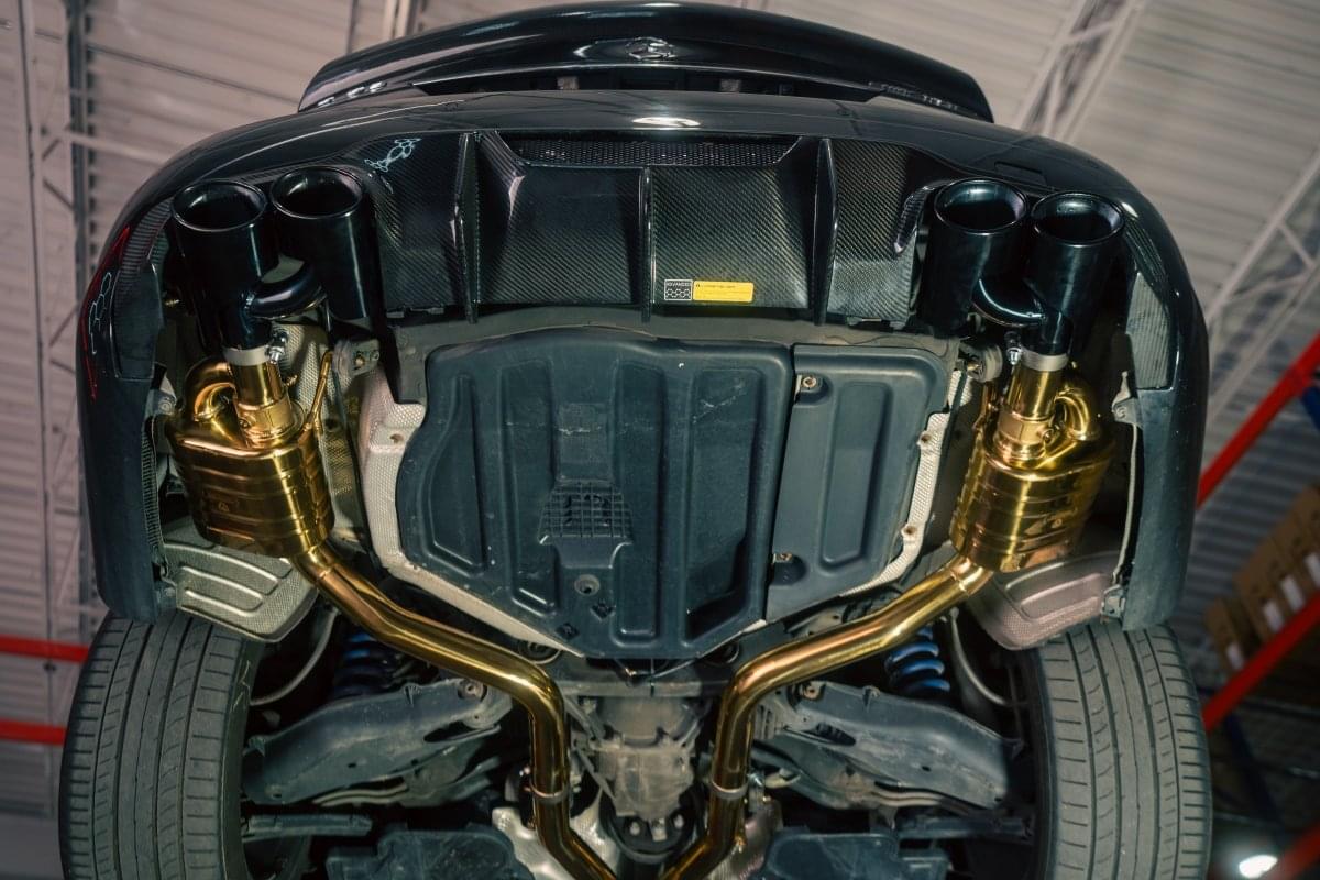 Mercedes C63 AMG W204 Valved Sport Exhaust System.