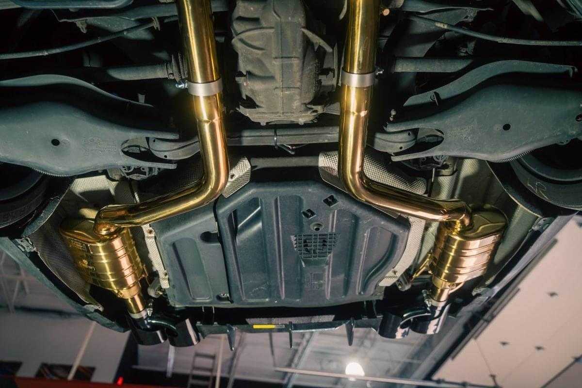Mercedes C63 AMG W204 Valved Sport Exhaust System.