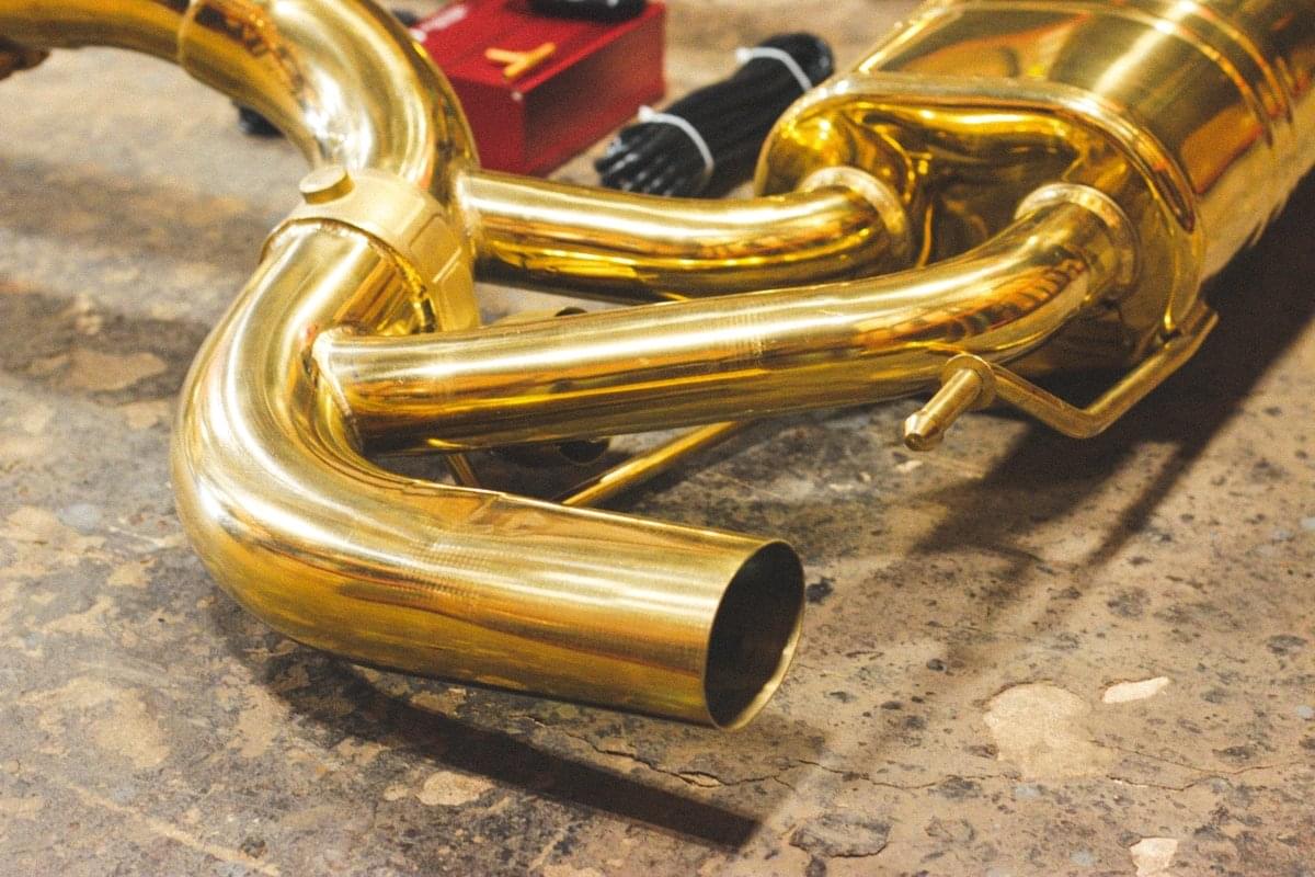 Mercedes SLS AMG Valved Sport Exhaust System.