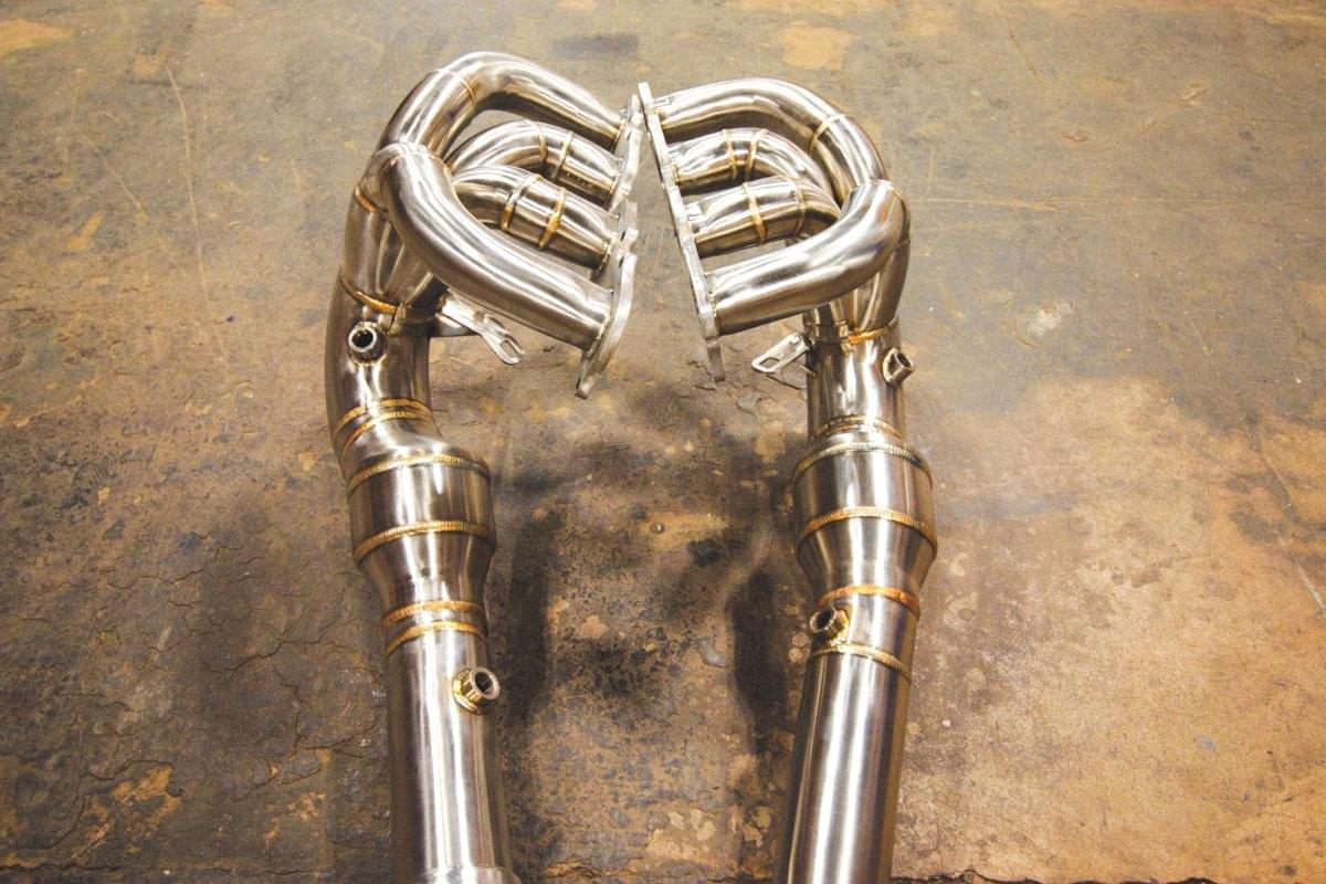 Mercedes SLS AMG Valved Sport Exhaust System.