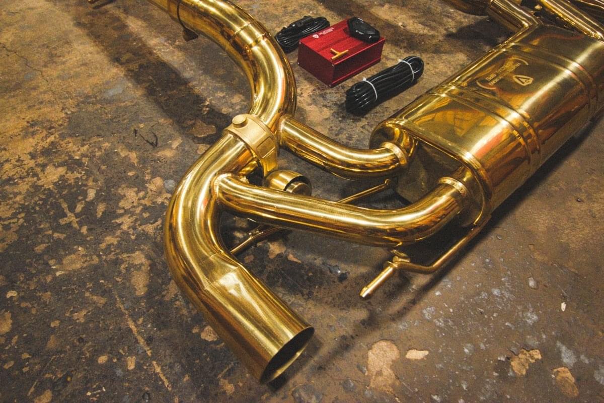 Mercedes SLS AMG Valved Sport Exhaust System.