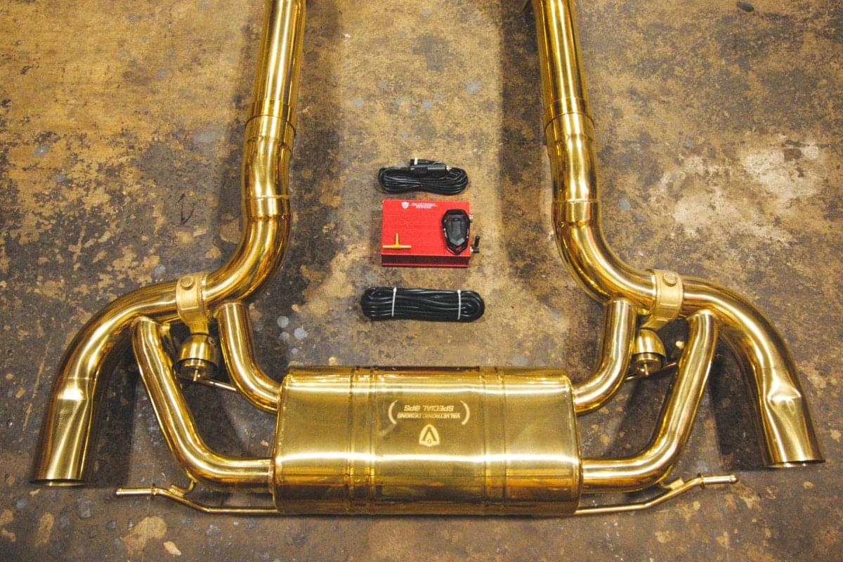 Mercedes SLS AMG Valved Sport Exhaust System.