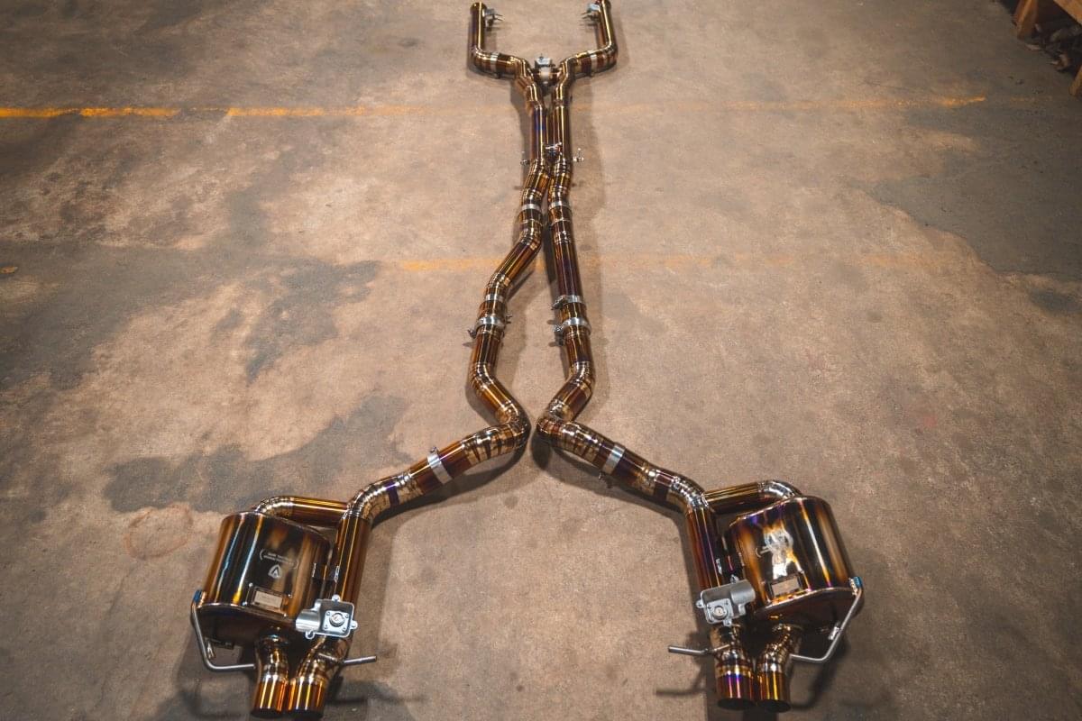 Mercedes W205 C63 / C63s Valved Sport Exhaust System.