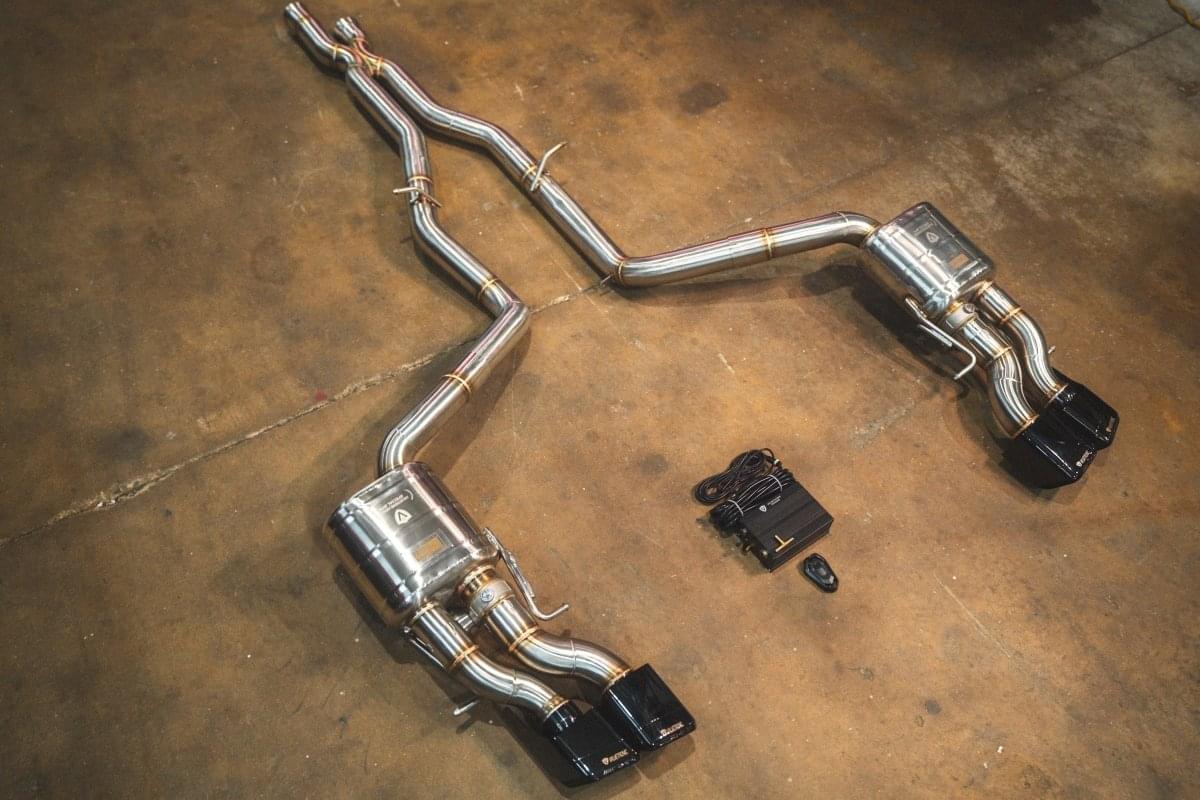 Mercedes W218 CLS63 AMG Valved Sport Exhaust System.