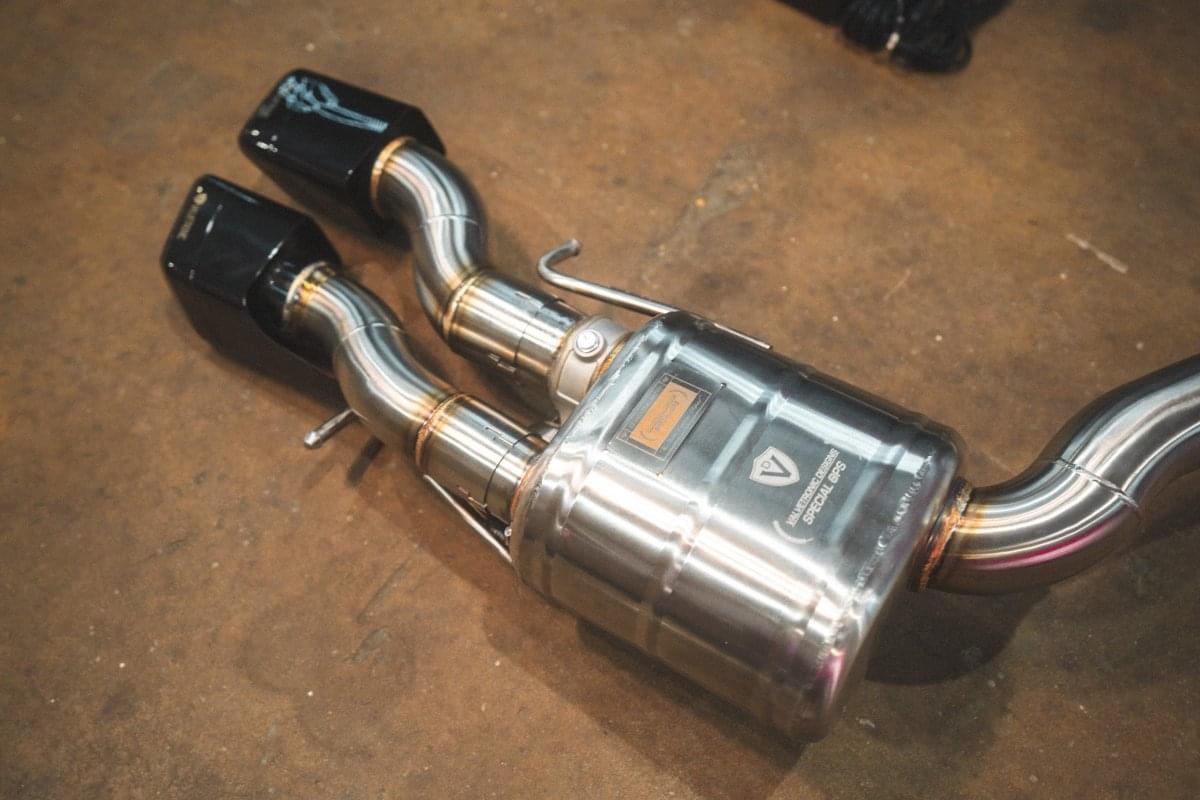 Mercedes W218 CLS63 AMG Valved Sport Exhaust System.