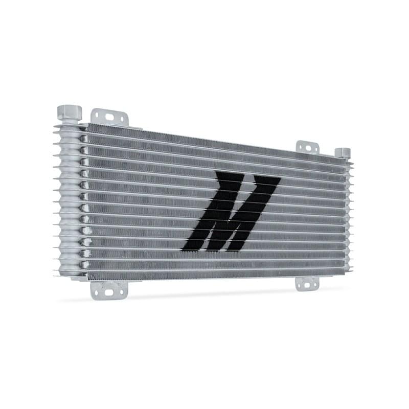 Mishimoto 13-Row Stacked Plate Transmission Cooler - Silver.
