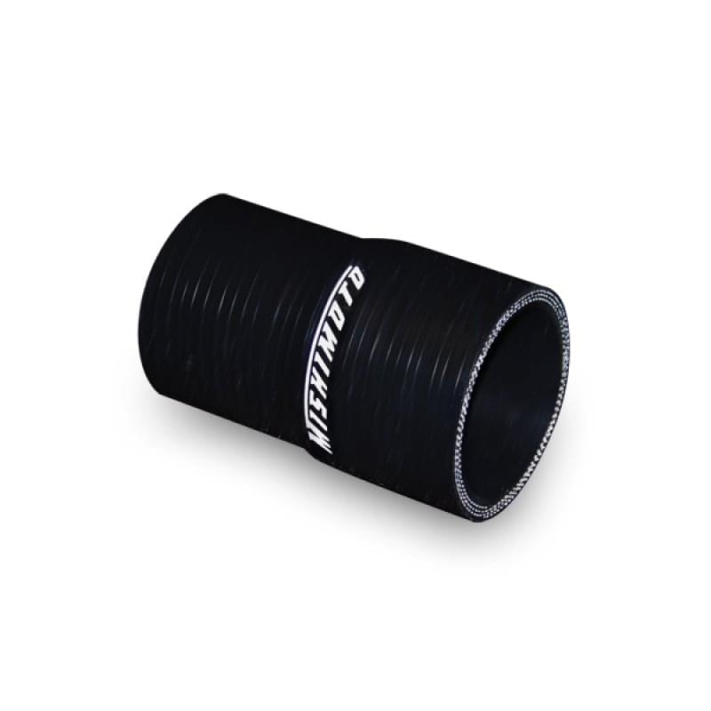 Mishimoto 2.0 to 2.25 Inch Black Transition Coupler.