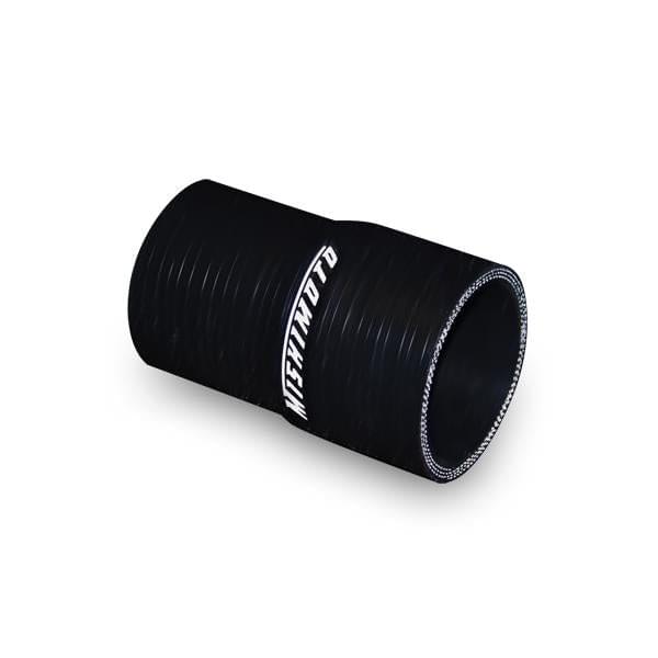 Mishimoto 2.0 to 2.25 Inch Black Transition Coupler.