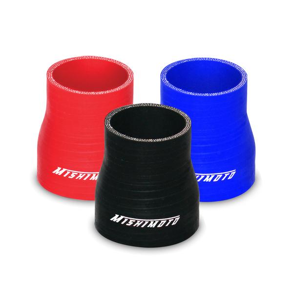Mishimoto 2.0 to 2.5 Inch Black Transition Coupler.