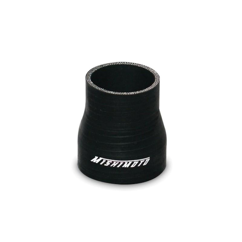 Mishimoto 2.0 to 2.5 Inch Black Transition Coupler.