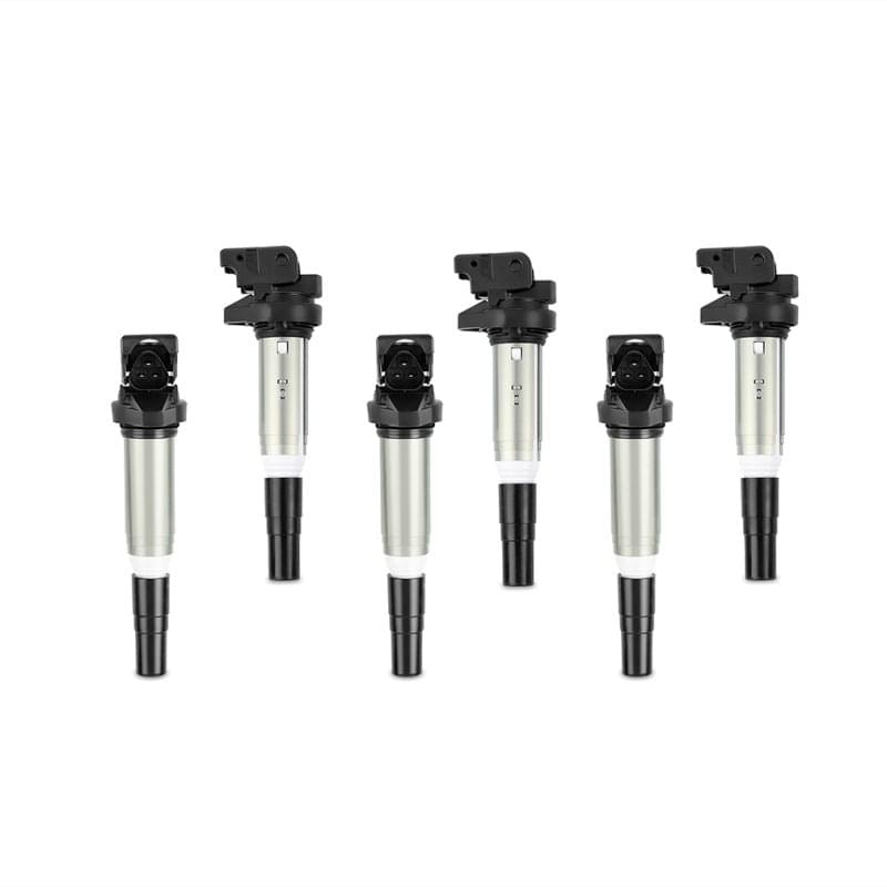 Mishimoto 2002+ BMW M54/N20/N52/N54/N55/N62/S54/S62 Six Cylinder Ignition Coil Set of 6.
