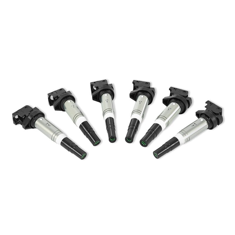 Mishimoto 2002+ BMW M54/N20/N52/N54/N55/N62/S54/S62 Six Cylinder Ignition Coil Set of 6.