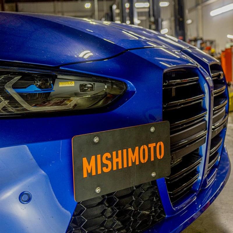Mishimoto 2021+ BMW G80 M3 License Plate Relocation Kit.