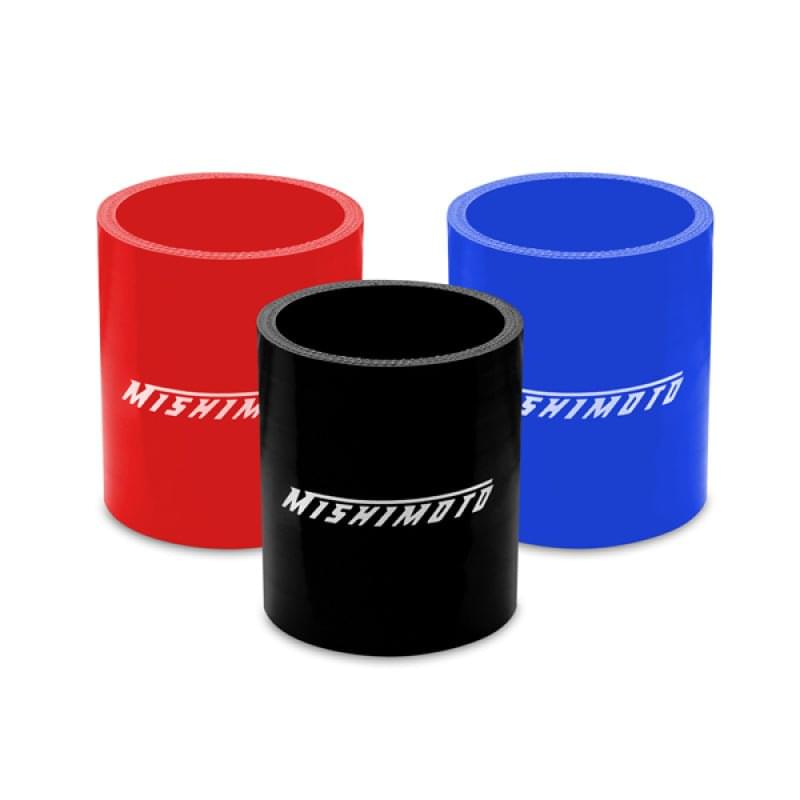 Mishimoto 2.25 Inch Black Straight Coupler.