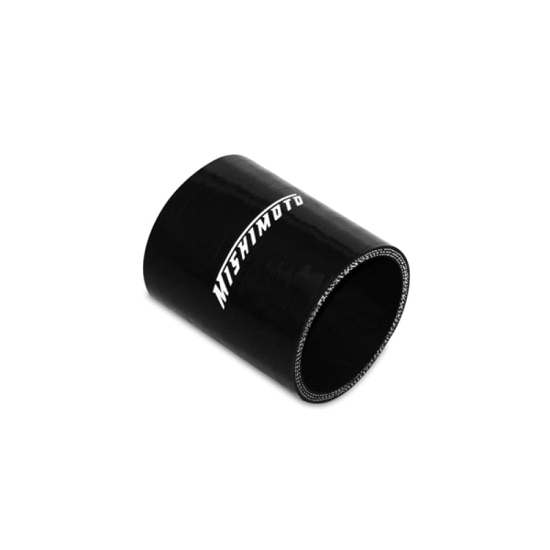 Mishimoto 2.25 Inch Black Straight Coupler.
