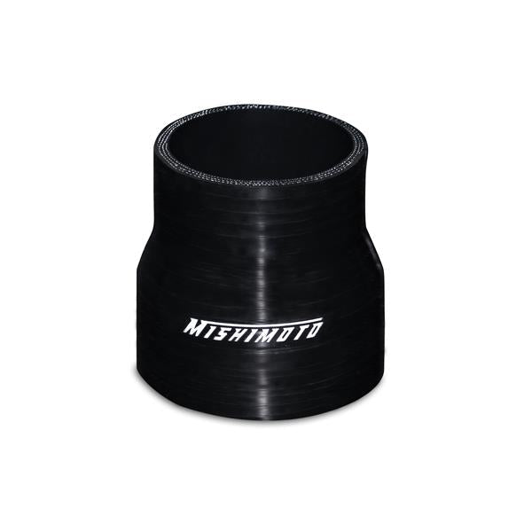 Mishimoto 2.25 to 2.5 Inch Black Transition Coupler.