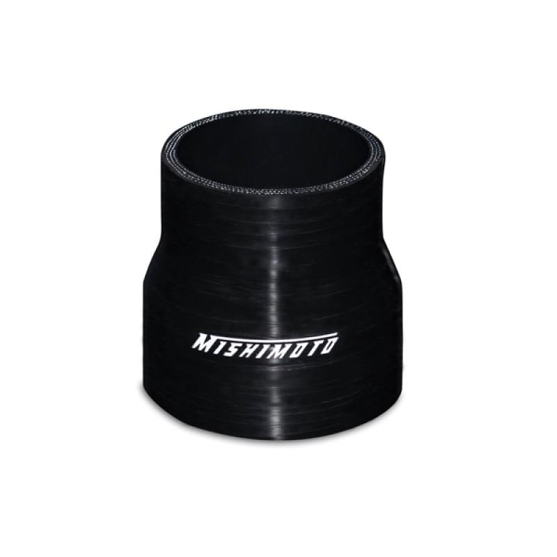 Mishimoto 2.5 to 2.75 Inch Black Transition Coupler.