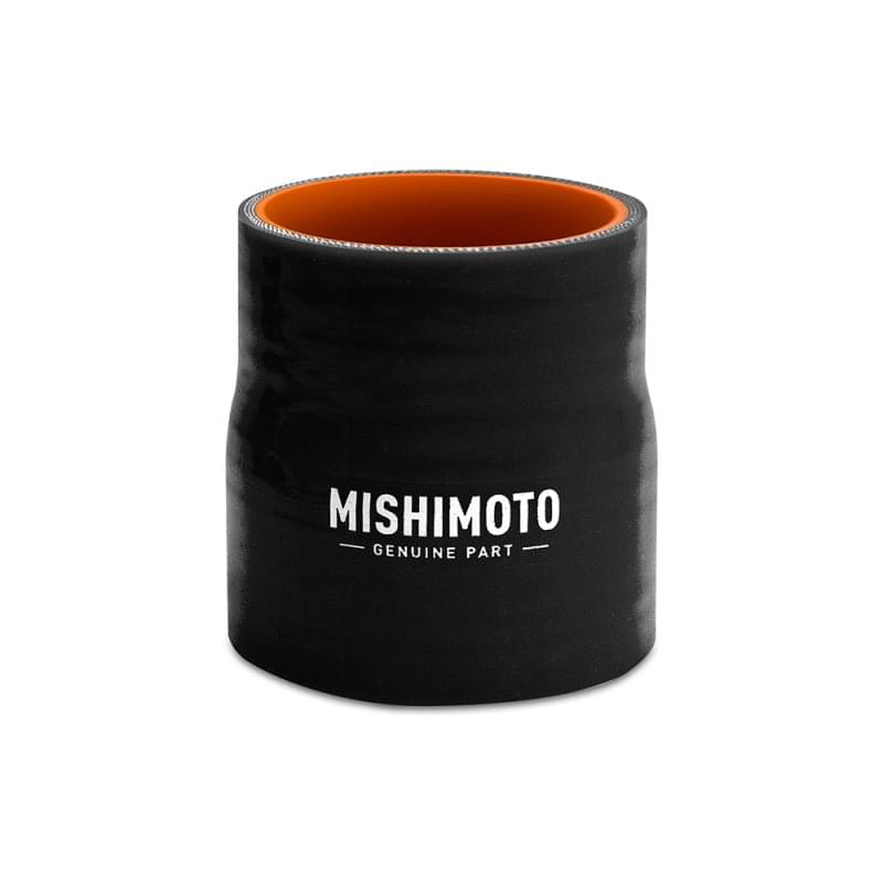 Mishimoto 2.5 to 2.75 Inch Black Transition Coupler.
