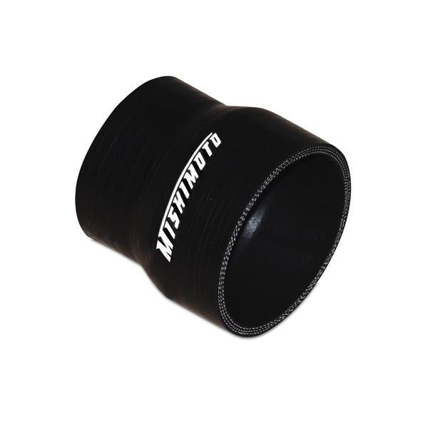 Mishimoto 2.5 to 3.0 Inch Black Transition Coupler.