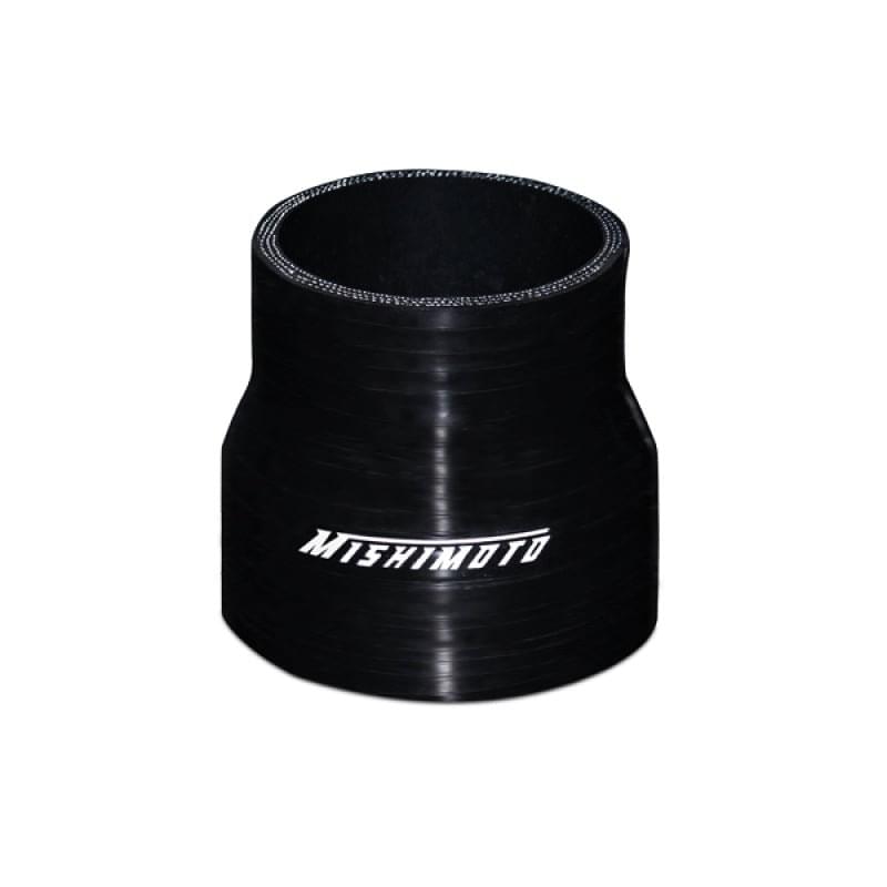 Mishimoto 2.5 to 3.0 Inch Black Transition Coupler.