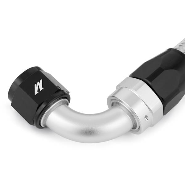 Mishimoto 3 Ft Stainless Steel Braided Hose w/ -10AN Fittings.