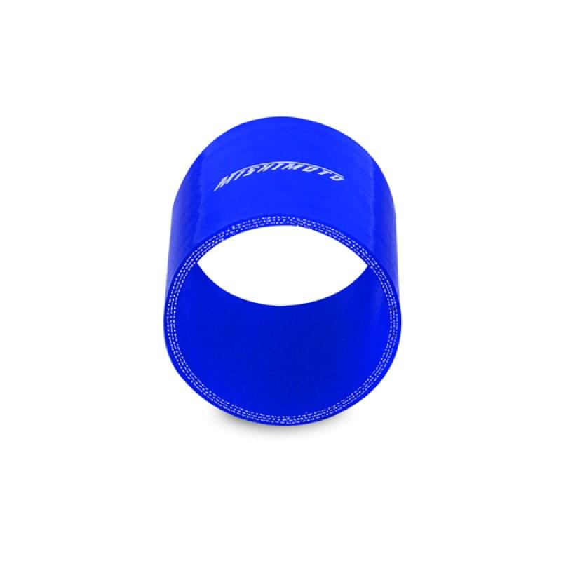 Mishimoto 3.0 Inch Blue Straight Coupler.