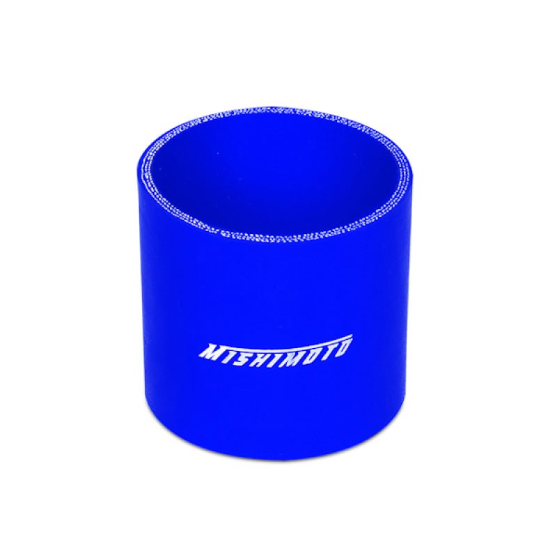 Mishimoto 3.0 Inch Blue Straight Coupler.