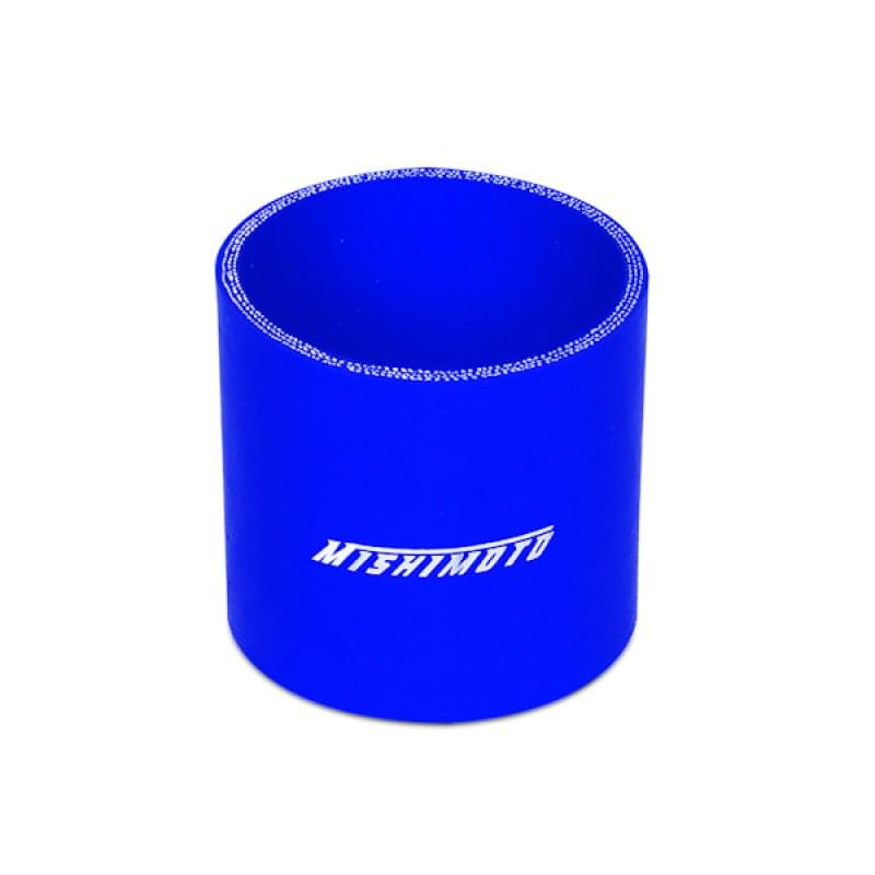 Mishimoto 3.0 Inch Blue Straight Coupler.
