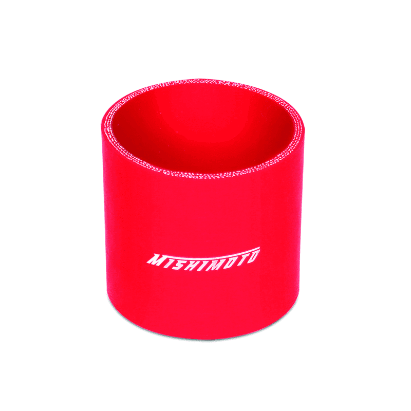 Mishimoto 3.0 Inch Red Straight Coupler.