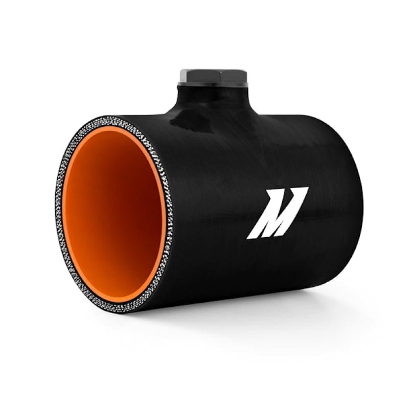 Mishimoto 3.0in Black Silicone Coupler w/ 1/8in NPT Bung.
