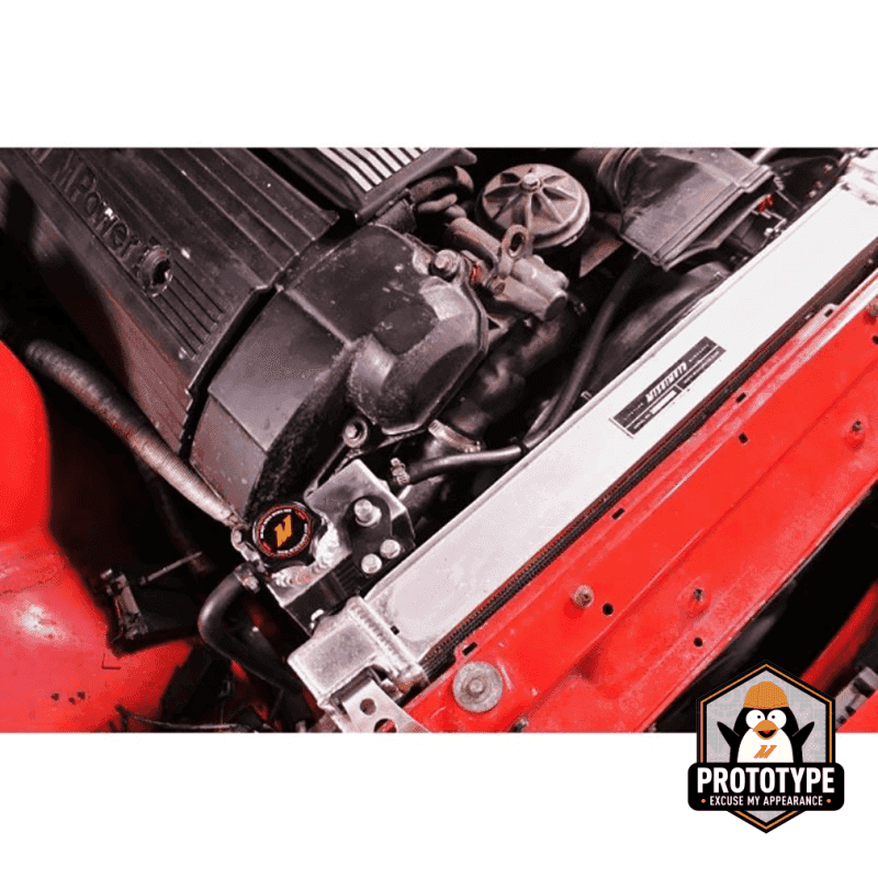 Mishimoto 92-99 BMW 3 Series Aluminum Coolant Expansion Tank - Black.