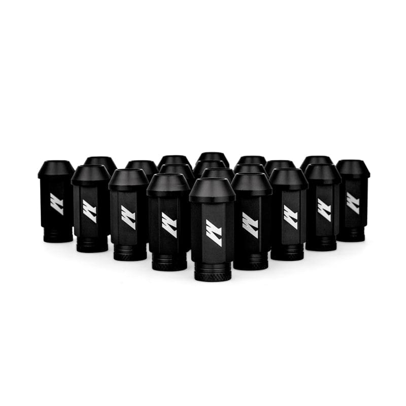 Mishimoto Aluminum Locking Lug Nuts M12x1.25 20pc Set Black.