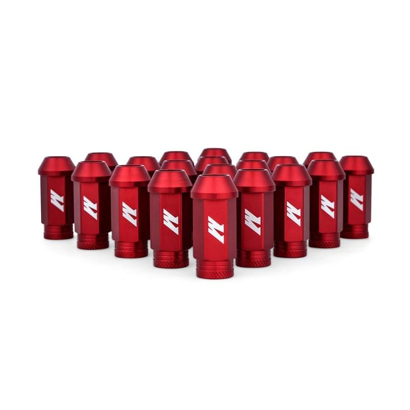 Mishimoto Aluminum Locking Lug Nuts M12x1.25 20pc Set Red.