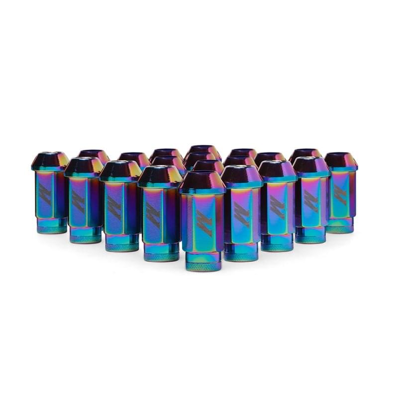 Mishimoto Aluminum Locking Lug Nuts M12x1.5 20pc Set Neo Chrome.