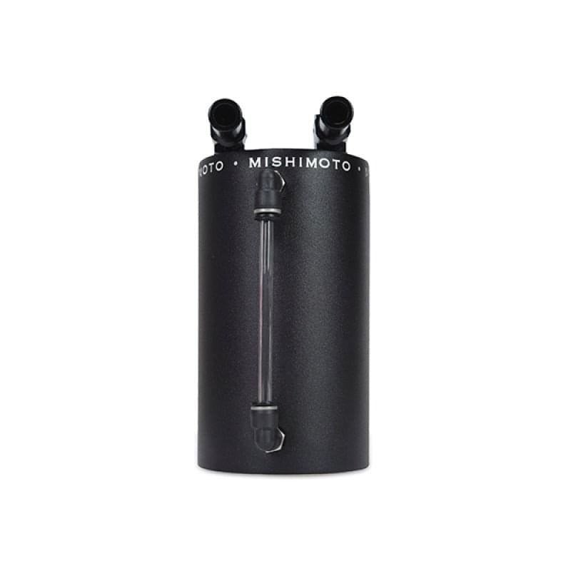 Mishimoto Large Aluminum Oil Catch Can - Wrinkle Black.