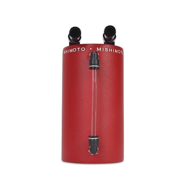 Mishimoto Large Aluminum Oil Catch Can - Wrinkle Red.