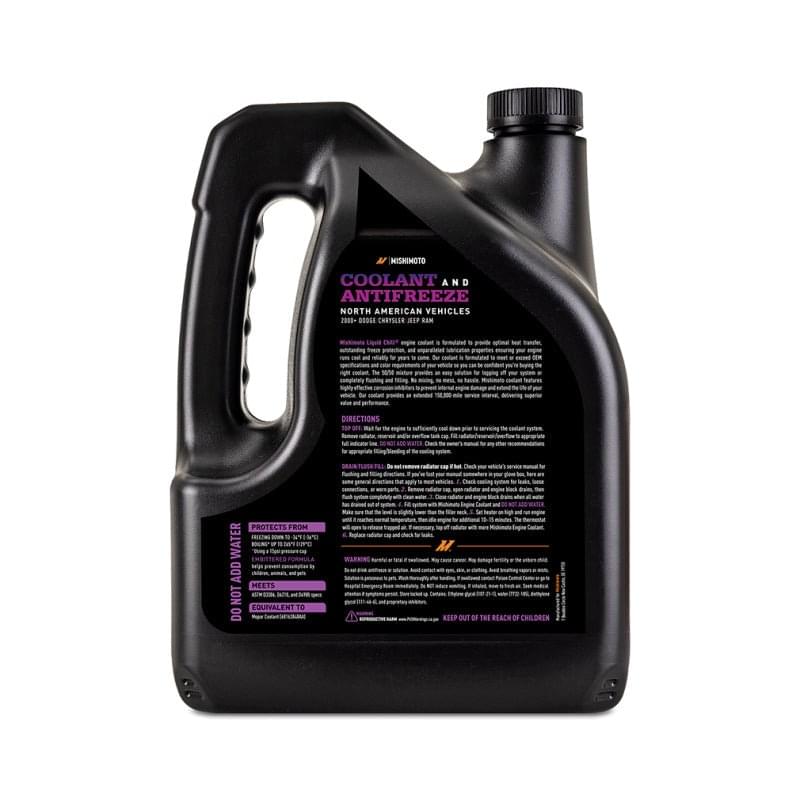 Mishimoto Liquid Chill EG Coolant, North American Vehicles, Purple.