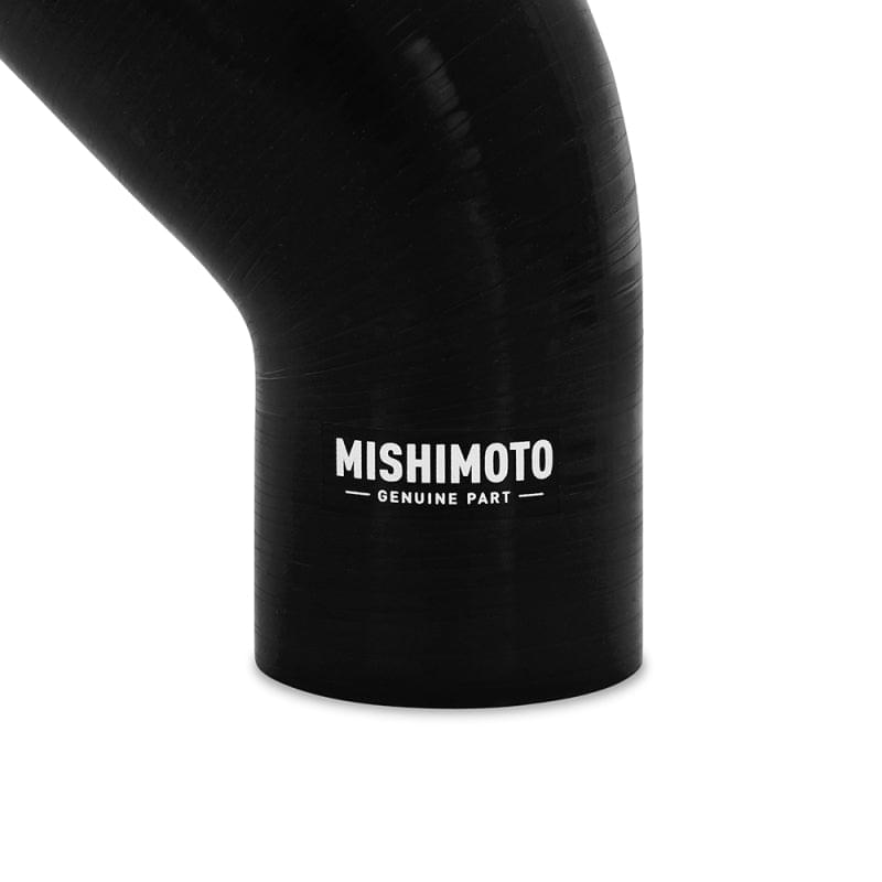 Mishimoto Silicone Reducer Coupler 45 Degree 3in to 3.75in - Black.