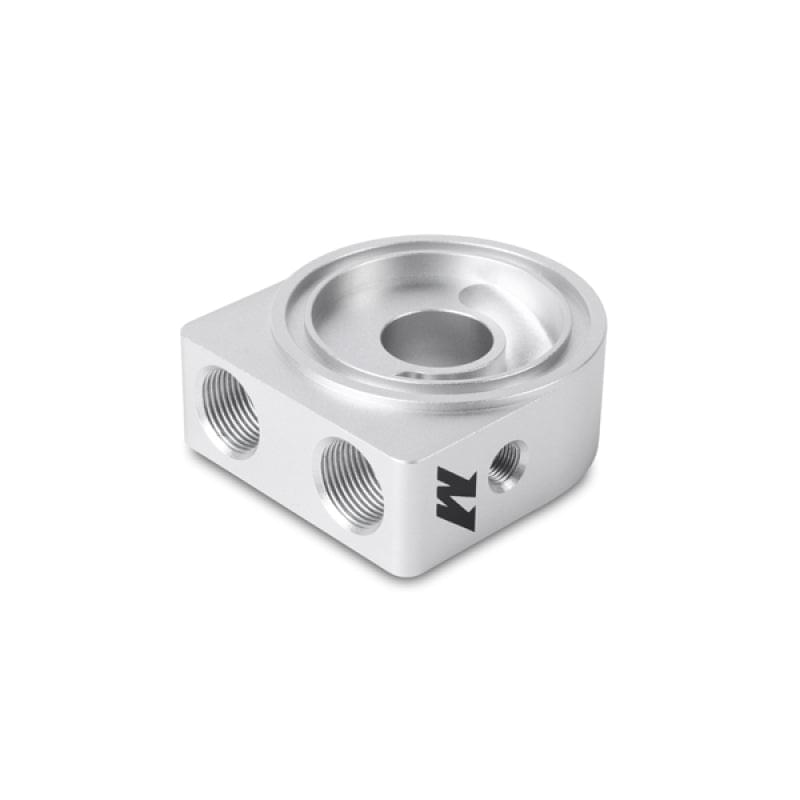 Mishimoto Silver M20 Oil Sandwich Plate.