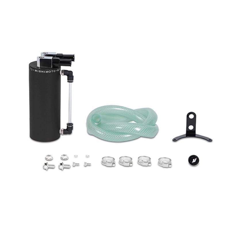 Mishimoto Small Aluminum Oil Catch Can - Wrinkle Black.