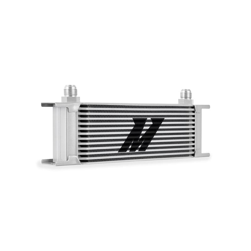 Mishimoto Universal 13-Row Oil Cooler Silver.