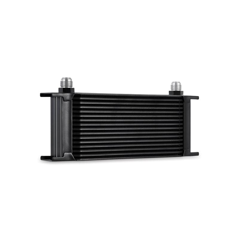 Mishimoto Universal 16 Row Oil Cooler - Black.