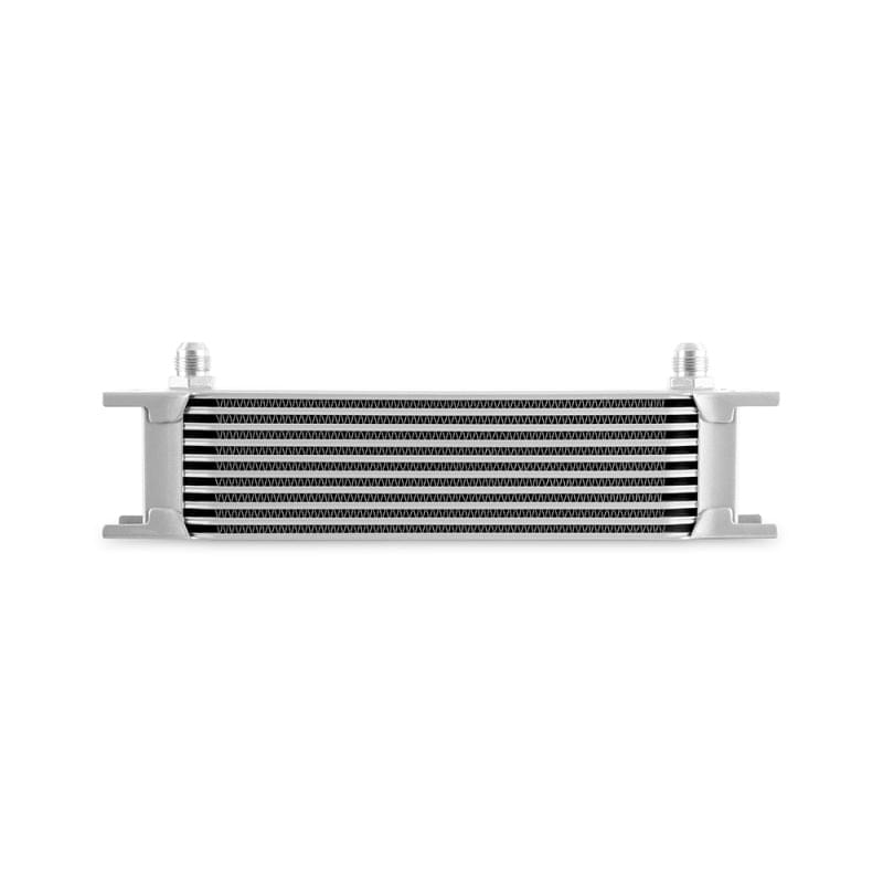 Mishimoto Universal -8AN 10 Row Oil Cooler - Silver.