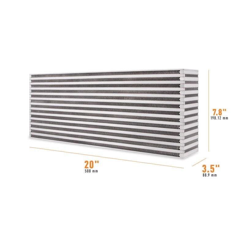 Mishimoto Universal Air-to-Air Intercooler Core - 20in / 7.8in / 3.5in.