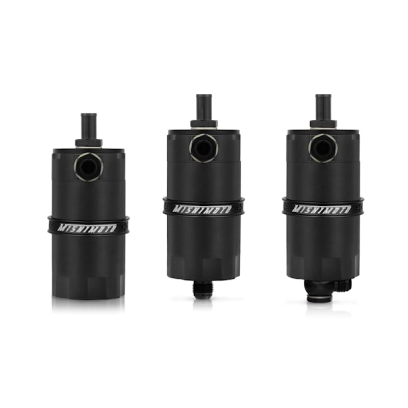 Mishimoto Universal Baffled Oil Catch Can - Black.
