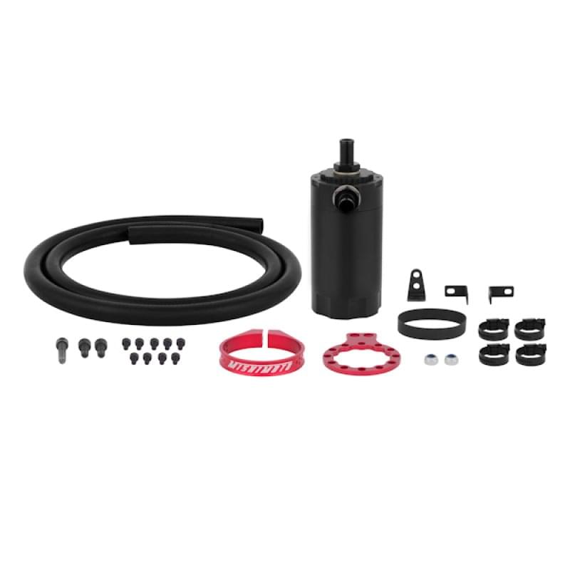 Mishimoto Universal Baffled Oil Catch Can - Red.